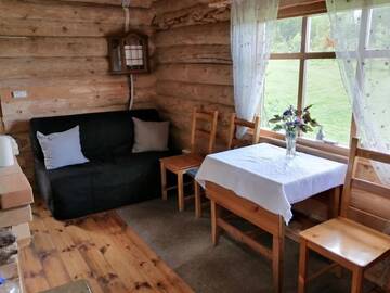 Фото номера Дом с 1 спальней Дома для отпуска Cabin with Sauna and pond, optional Hot Tube г. Ķeņini 17